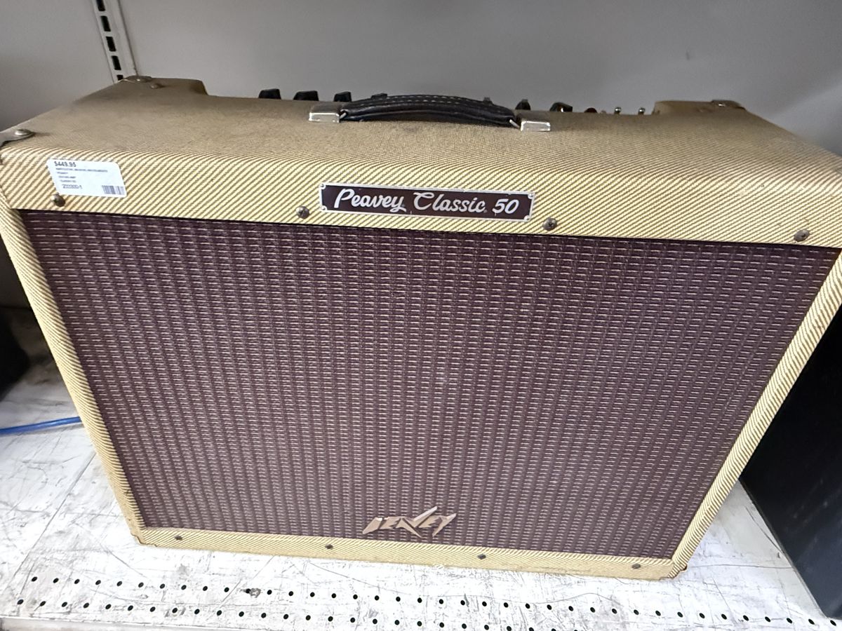 Peavey Classic 50 tube guitar amp